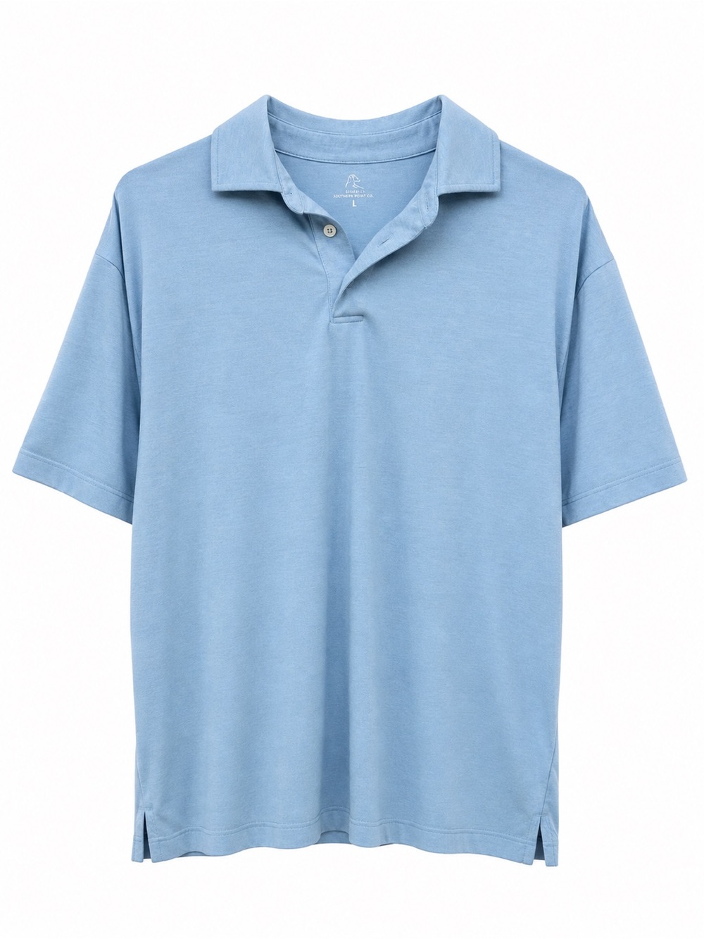 Rhoback Men's Polo — Light Blue Classic Collar